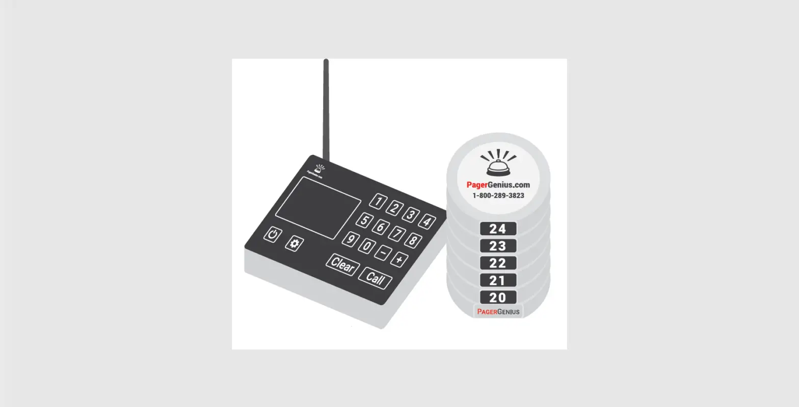 Pager Genius T9050 Paging System User Manual