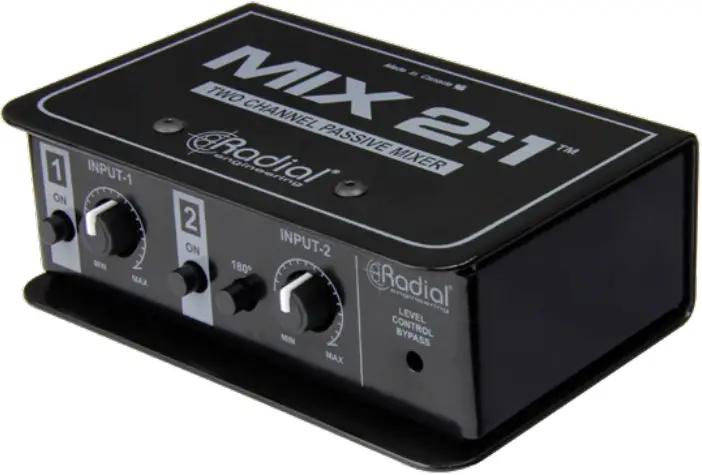 Radial MIX 2 1T Two Channel Audio Combiner Mixer