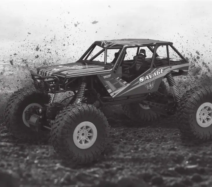 a car parked in a dirt field