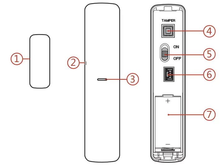 HIKVISION DS PDMC EG2 WB Wireless Magnet Detector -