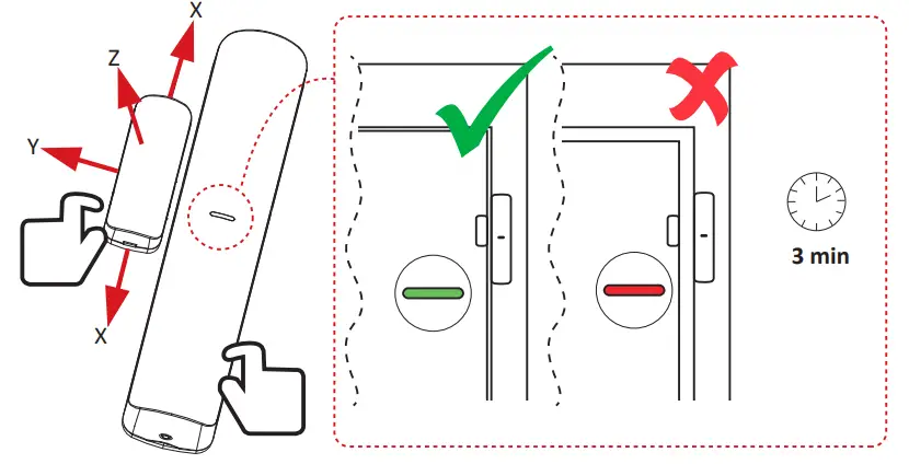 HIKVISION DS PDMC EG2 WB Wireless Magnet Detector - 2