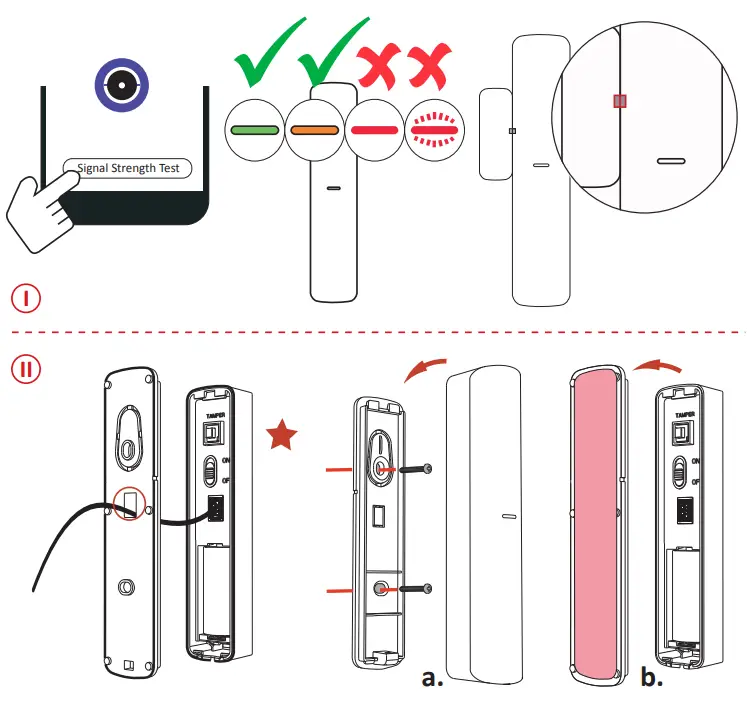HIKVISION DS PDMC EG2 WB Wireless Magnet Detector - 3