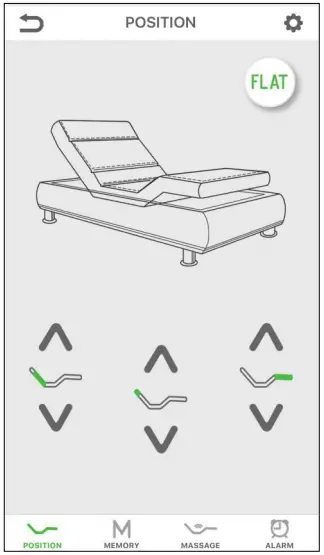 Maxxprime WN7028 Adjustable Bed Base APP Functions 1