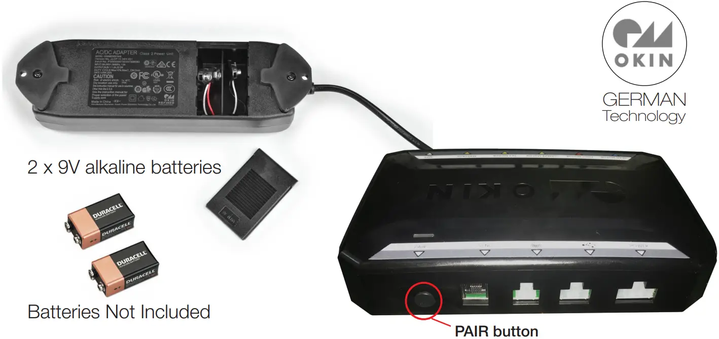 Maxxprime WN7028 Adjustable Bed Base EMERGENCY BATTERY BACKUP
