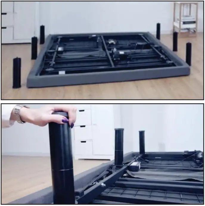 Maxxprime WN7028 Adjustable Bed Base Step 4 B