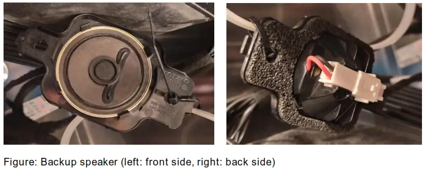 Continental TCAM1NA0 Telematics and Connectivity Antenna Module - ackup speaker