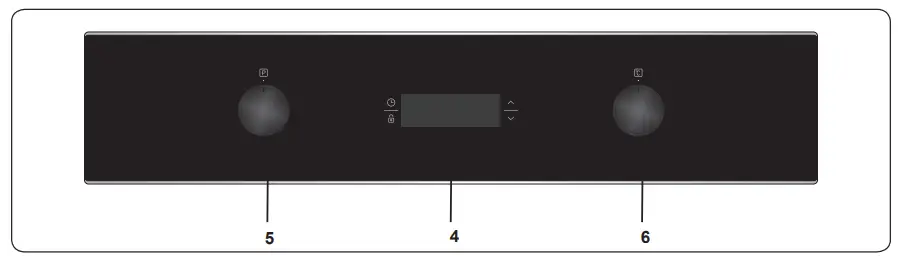 Home Appliances K 61P27BNM Cooking Oven - Control Panel