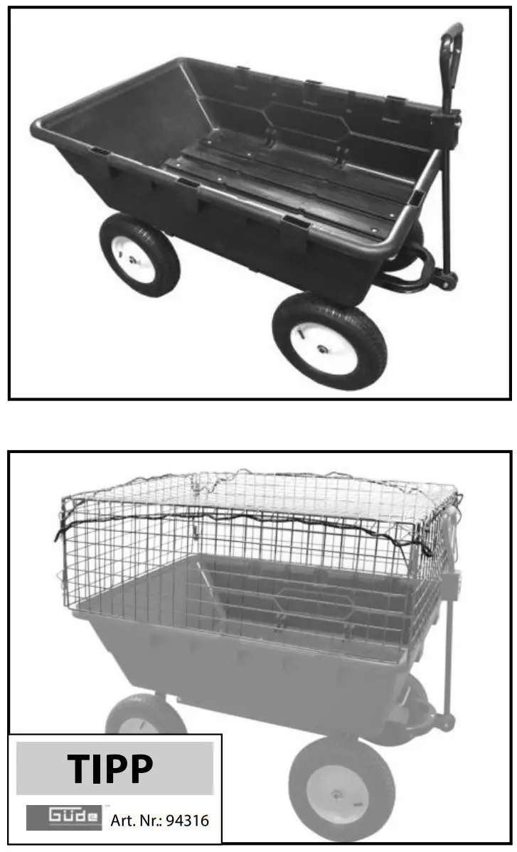 Gude GGW 500 Garden Trolley - fig 10