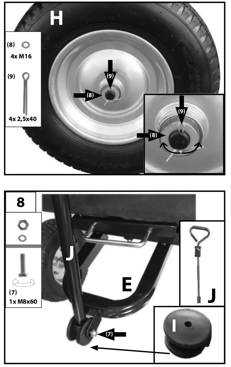 Gude GGW 500 Garden Trolley - fig 9