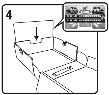 little tikes 4in-1 Dunk’n Stunt’n Game's Set - box
