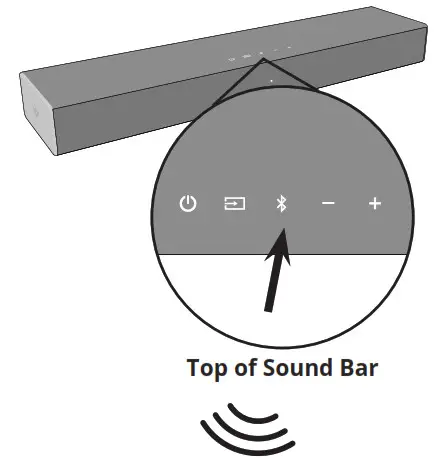 VIZIO 20″ 2.0 Channel Sound Bar - BLUETOOTH PAIRING