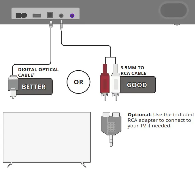 VIZIO 20″ 2.0 Channel Sound Bar - FIRST-TIME SETUP