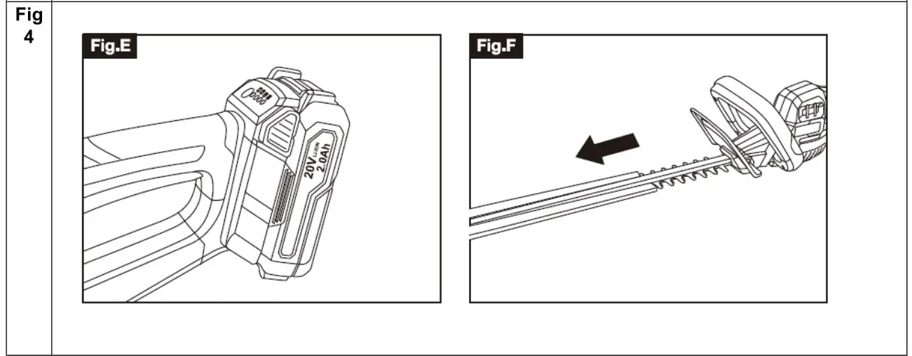 TEXAS HTX2000 Hedge Trimmer - Figure 4