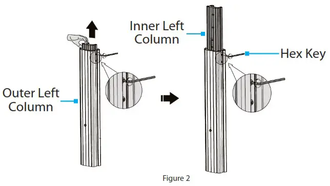 StarTech STNDMTV100 Mobile TV Cart and Stand - Installation 2