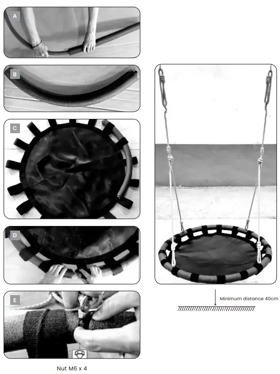 LIFESPAN KIDS PEOAKLEYSET100 85cm Puma Web Swing 3