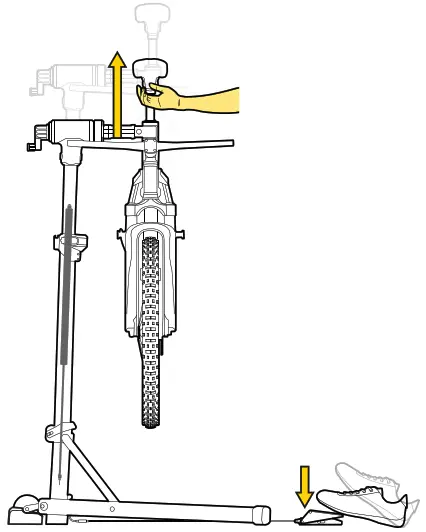 TOPEAK TW030 PrepStand eUP Lift Assist Workstand - FIG24