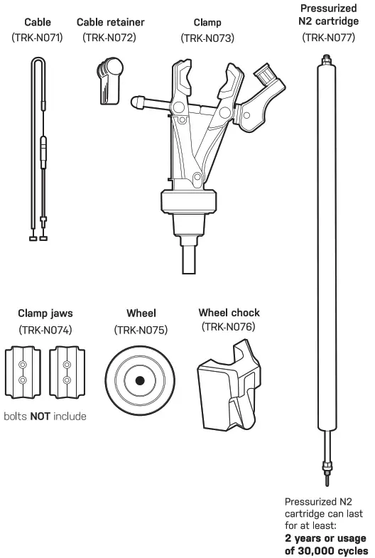 TOPEAK TW030 PrepStand eUP Lift Assist Workstand - FIG44