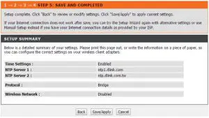 Setup using the Setup Wizard Interface