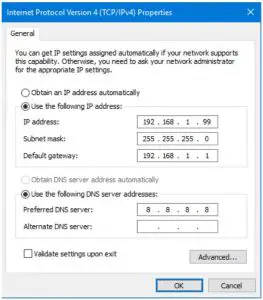 IP address Interface