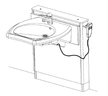 GRANBERG 415-11-05 BASICLINE 415 Electric Height Adjustable Washbasins