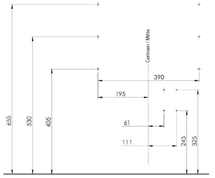 GRANBERG 415-11-05 BASICLINE 415 Electric Height Adjustable Washbasins-4