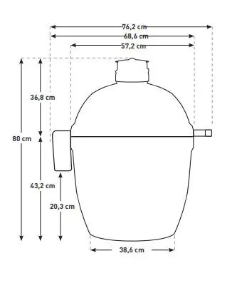 KAMADO-JOE-KJ23RHC-Classic-II-18-Inch-Charcoal-Grill-FIG-1