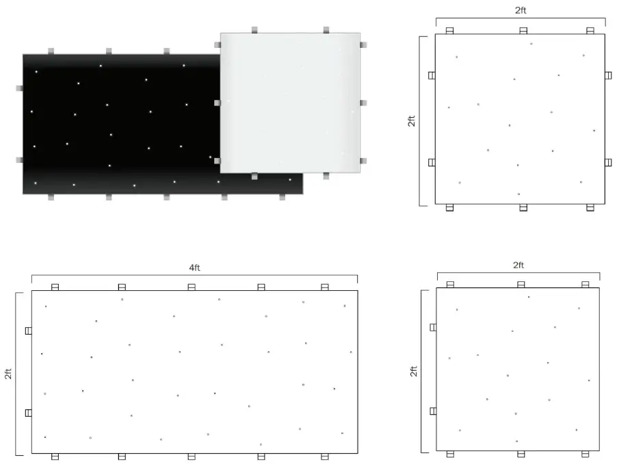 FOS technologies StarLit Dance Floor - fig1