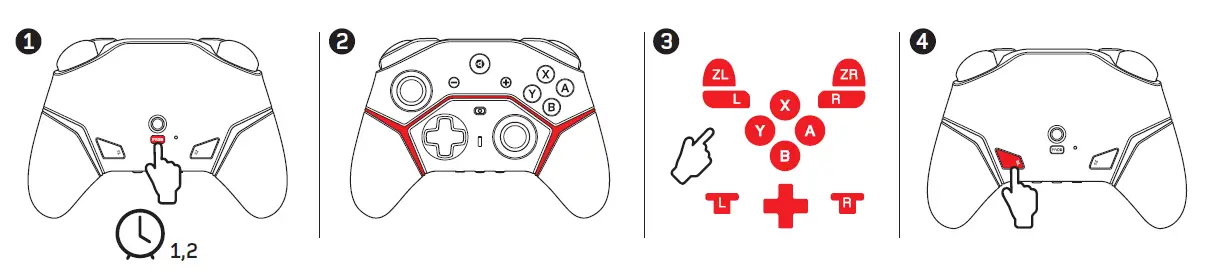 gioteck SC3NSW-21-MU SC3 Pro Wireless Controller fig 4