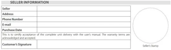 FIG 15 SELLER INFORMATION