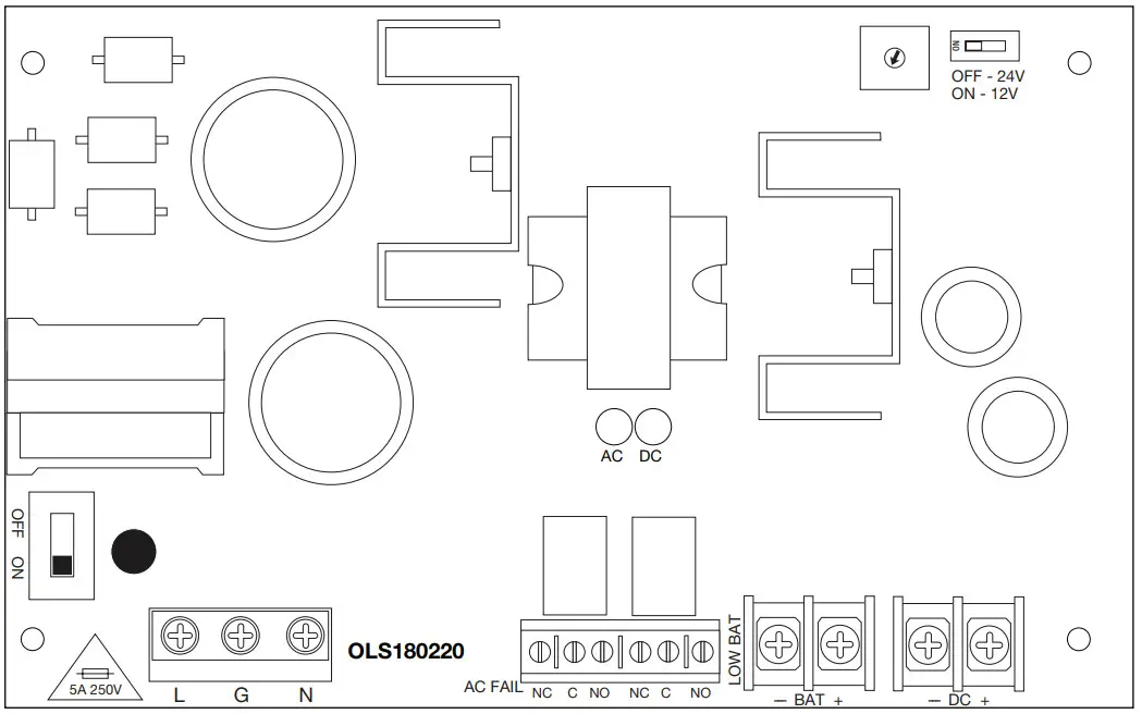 Altronix OLS180220 Off-Line Power Supply