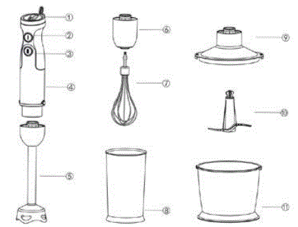 Orbegozo BT 2690 Hand Blender 1