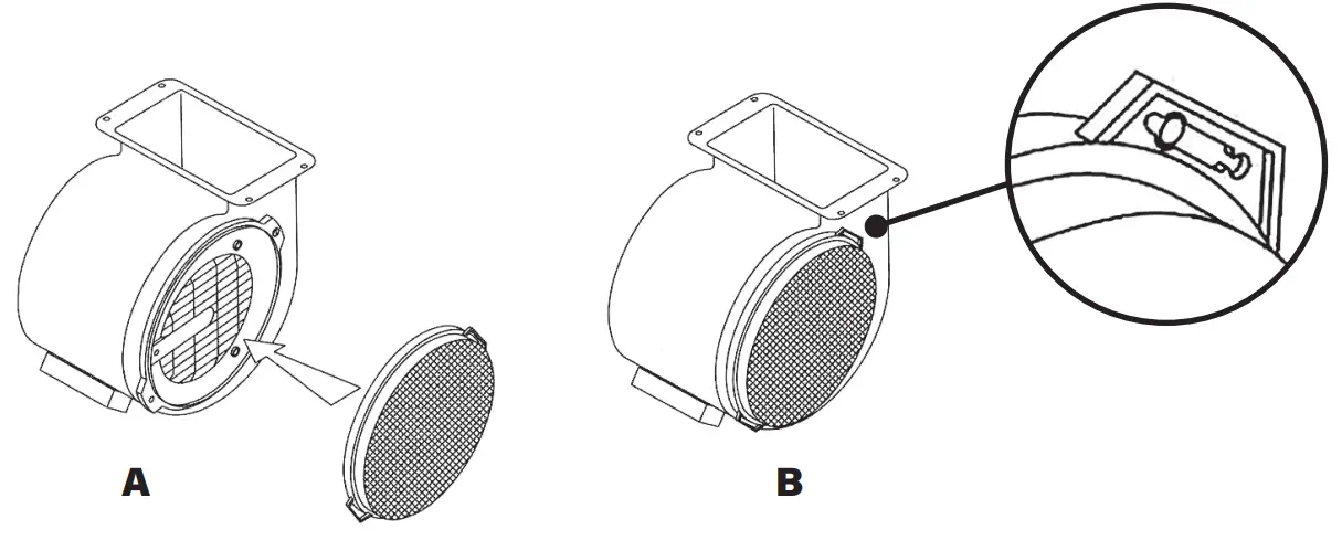 Haier HPH60ILX1 Built In Integrated Range Hood - filters