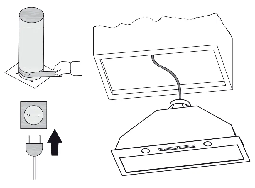 Haier HPH60ILX1 Built In Integrated Range Hood - rangehood 2