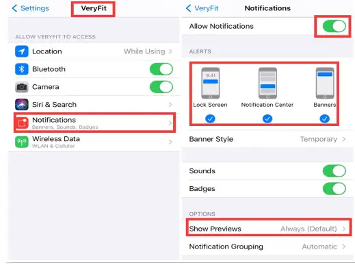 YAMAY Fitness Tracker Watch-Notification Center