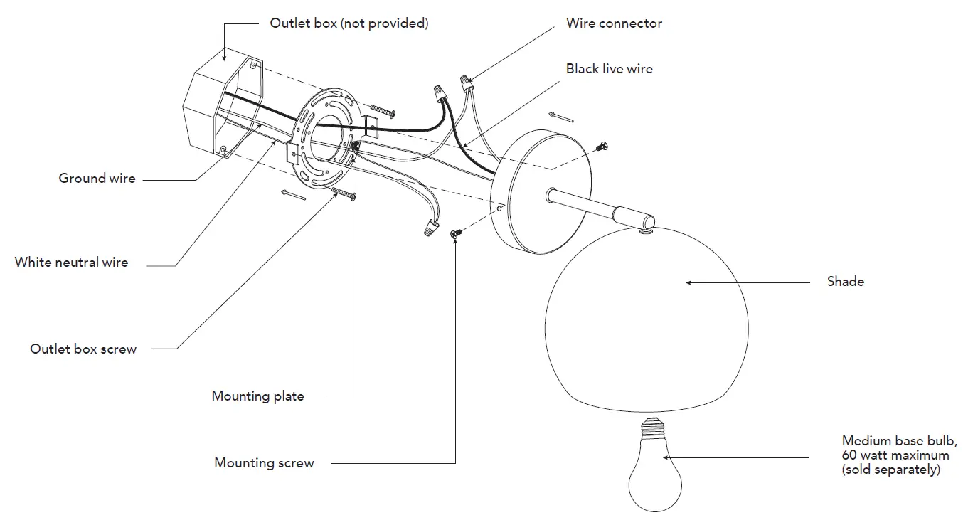 globe-91002379-Willow-1-Light-Sage-Plug-In-or-Hardwire-Wall-Sconce-fig-6