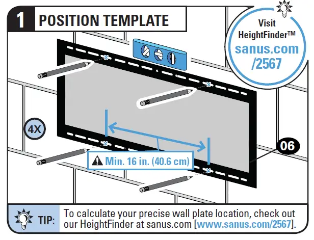SANUS-VLT7-B2-Advanced-Tilt-4D-Premium-TV-Wall-Mount for-42-to-90-Inch-Displays-37