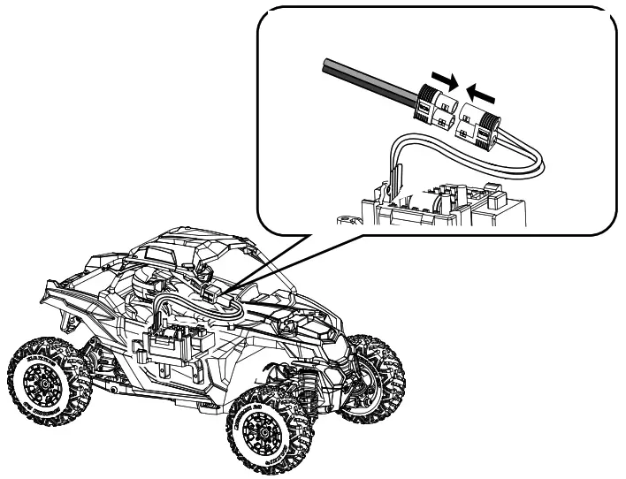 axial YETIJR. CAN-AM Maverick X3 X RS TURBO R RC Car - ESC