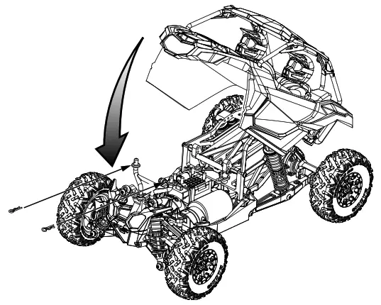 axial YETIJR. CAN-AM Maverick X3 X RS TURBO R RC Car - body clips