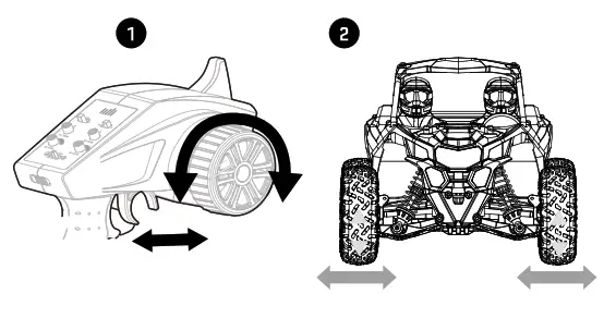 axial YETIJR. CAN-AM Maverick X3 X RS TURBO R RC Car - correctly