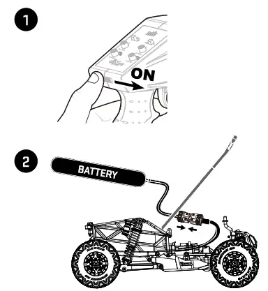 axial YETIJR. CAN-AM Maverick X3 X RS TURBO R RC Car - plug