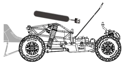 axial YETIJR. CAN-AM Maverick X3 X RS TURBO R RC Car - vehicle