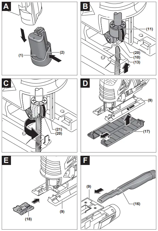BOSCH GST 12V-70 Professional Cordless jigsaw - fig 2