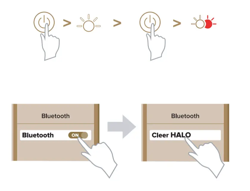 cleer HALO Wireless Neck Speaker - on