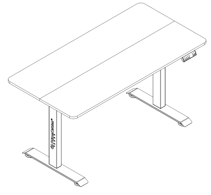 PrimeCables Cab PC 08263 Single Motor Height Desk Frame