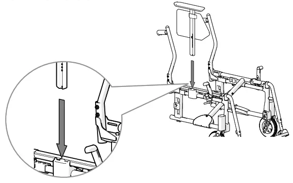 etac Crissy Swing Away - Crissy 60