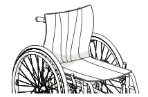 etac Crissy Swing Away - adjustable