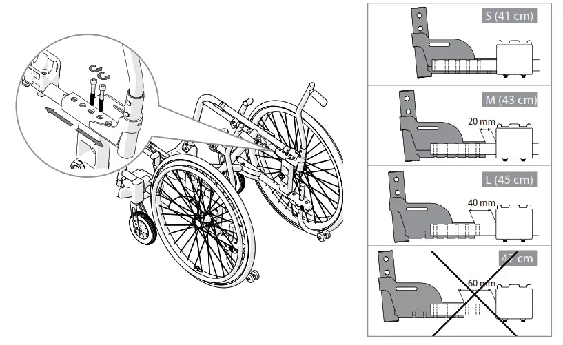 etac Crissy Swing Away - fig 17