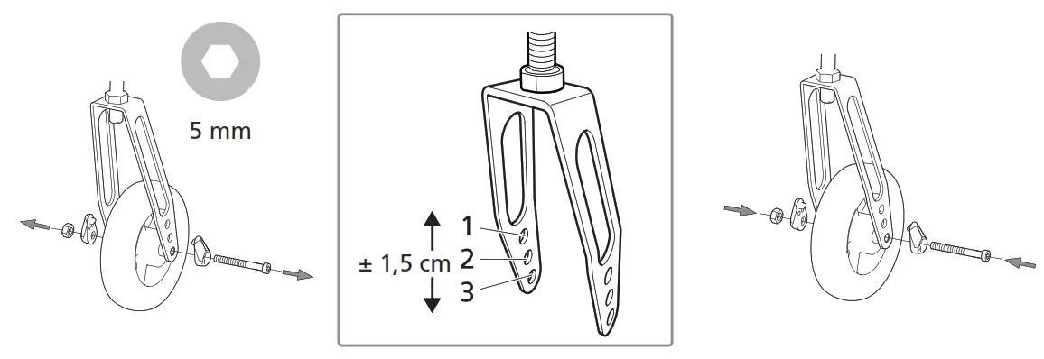 etac Crissy Swing Away - figer 1