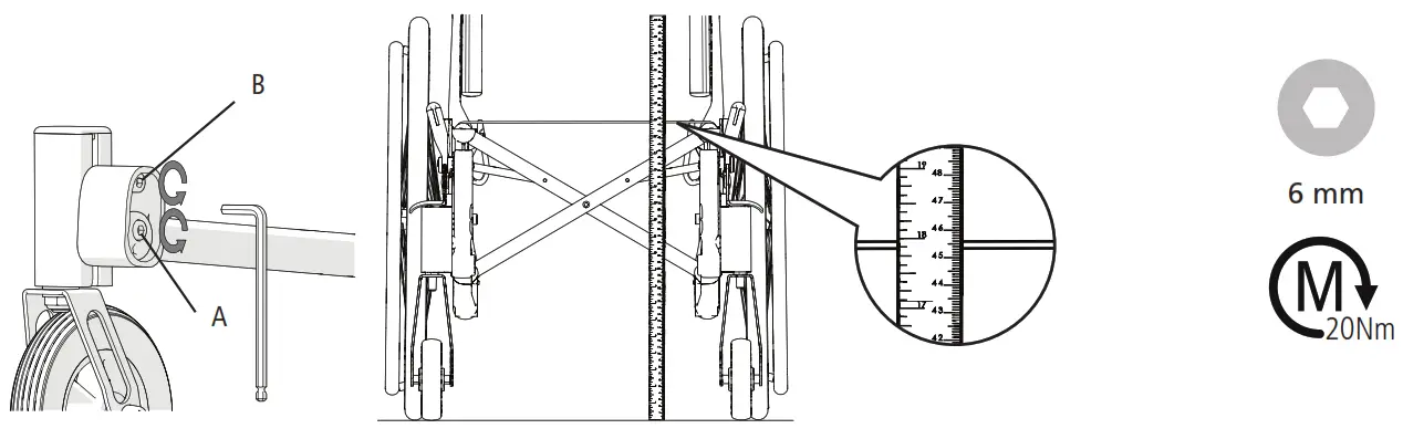 etac Crissy Swing Away - figer