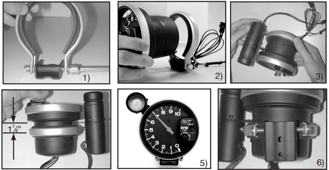 Auto Meter 880445 Bowtie Logo Tachometer - fig 4